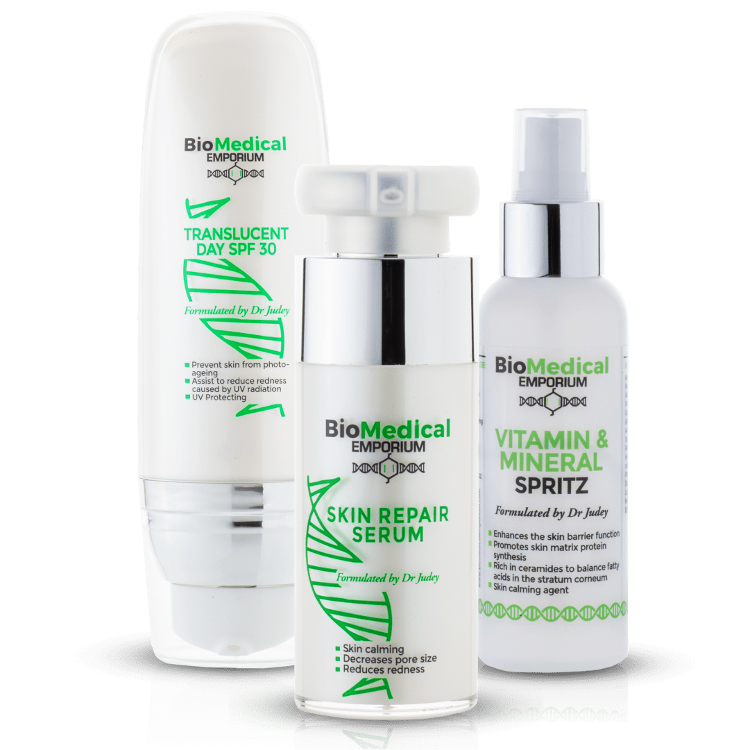 BioMedical Emporium Advanced Anti-Ageing Pack UV Protection and After Sun Car